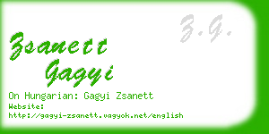 zsanett gagyi business card